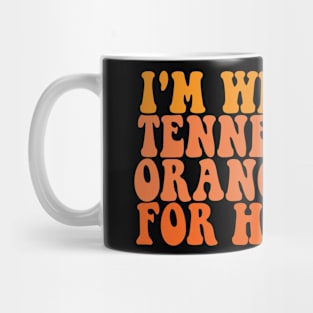 I'm Wearing Tennessee Orange For Him Tennessee Football Mug